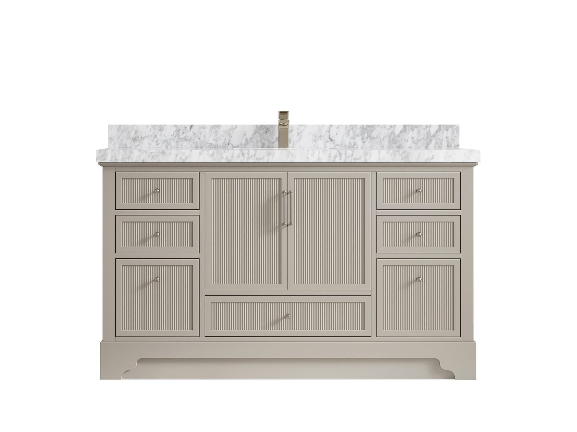 Alys 60 in. W x 22 in. D Single Sink Bathroom Vanity