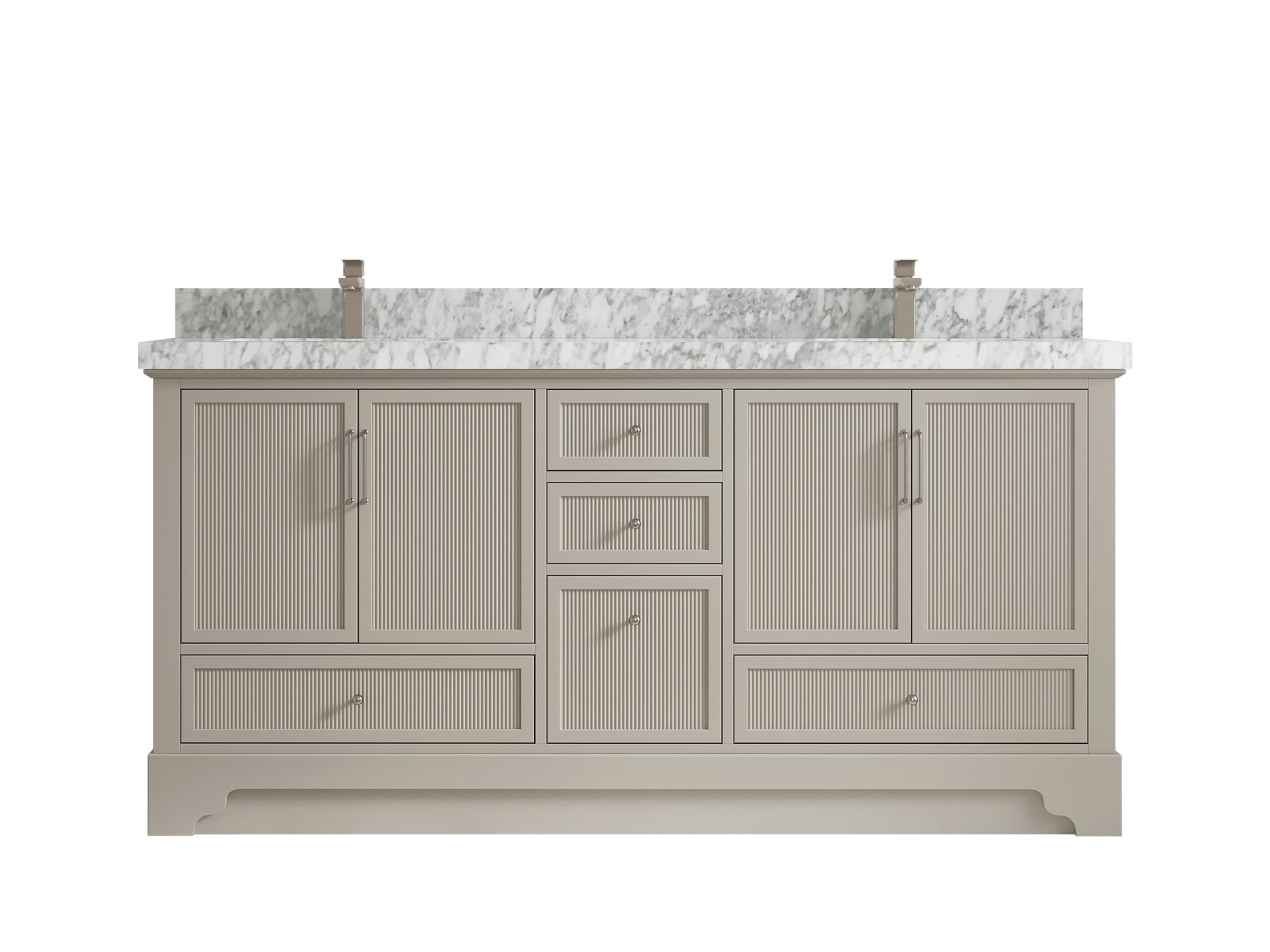 Alys 72 in. W x 22 in. D Double Sink Bathroom Vanity