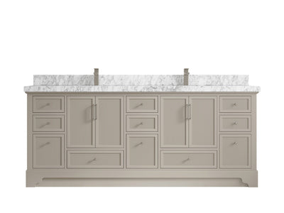 Alys 84 in. W x 22 in. D Double Sink Bathroom Vanity