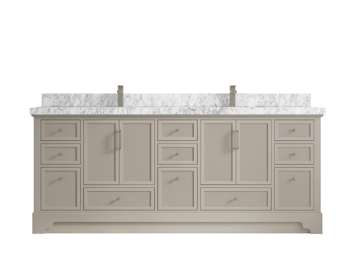 Alys 84 in. W x 22 in. D Double Sink Bathroom Vanity - photo 18
