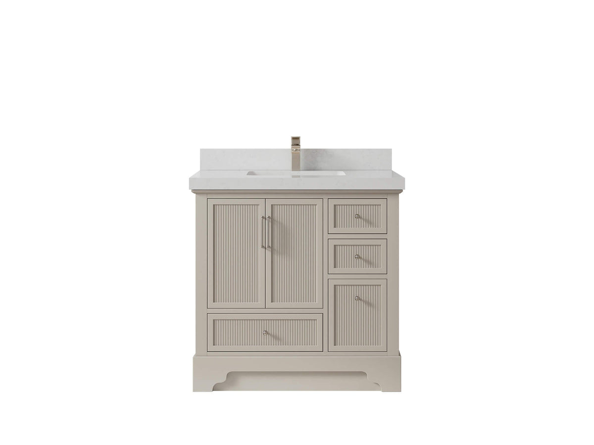 Alys 36 in. W x 22 in. D Center Sink Bathroom Vanity