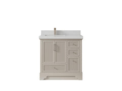 Alys 36 in. W x 22 in. D Left Offset Sink Bathroom Vanity - photo 20