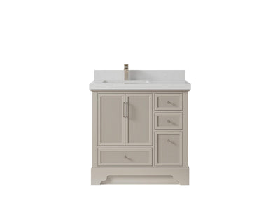 Alys 36 in. W x 22 in. D Left Offset Sink Bathroom Vanity