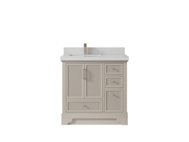 Alys 36 in. W x 22 in. D Left Offset Sink Bathroom Vanity - photo 20