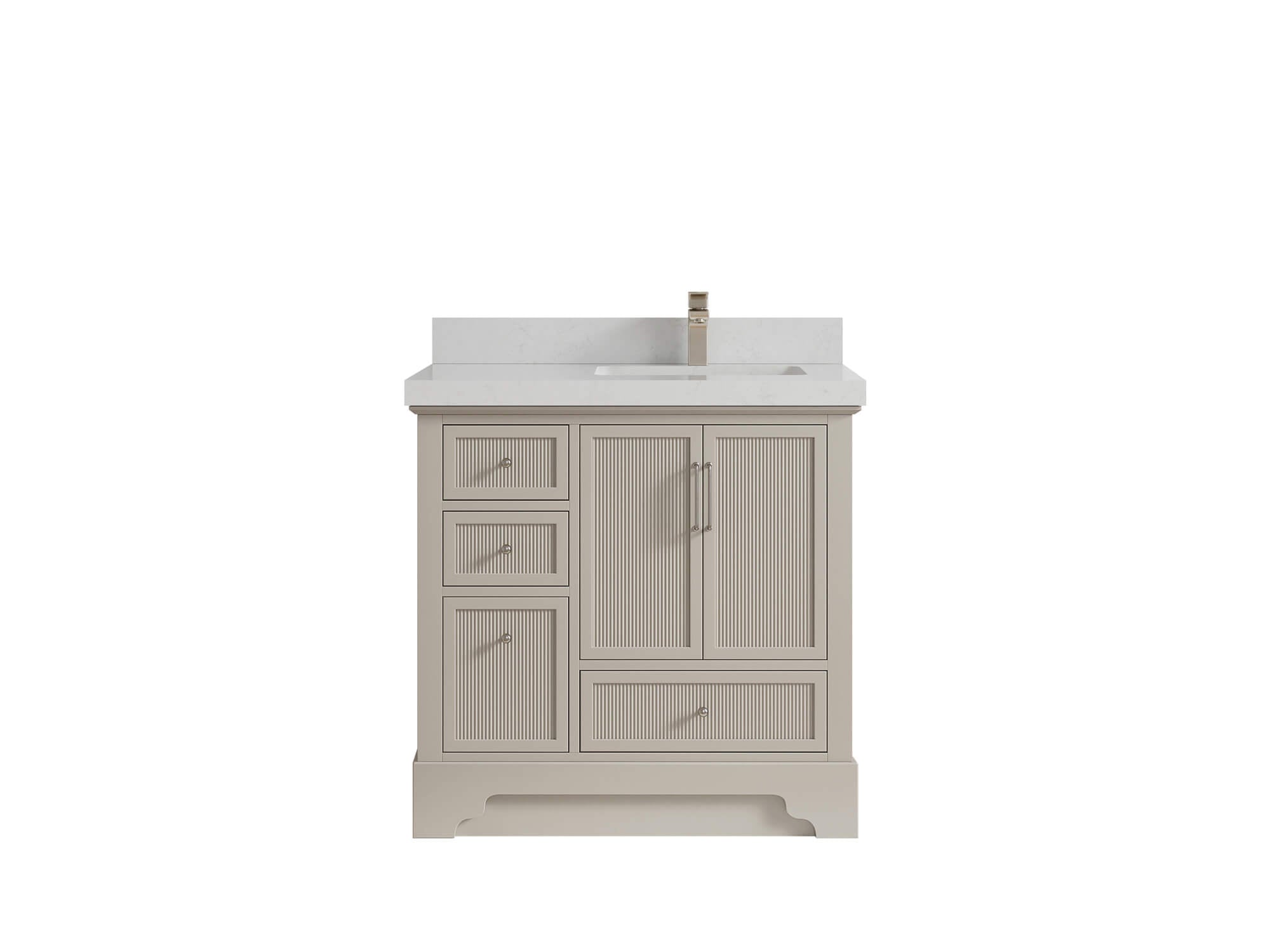 Alys 36 in. W x 22 in. D Right Offset Sink Bathroom Vanity
