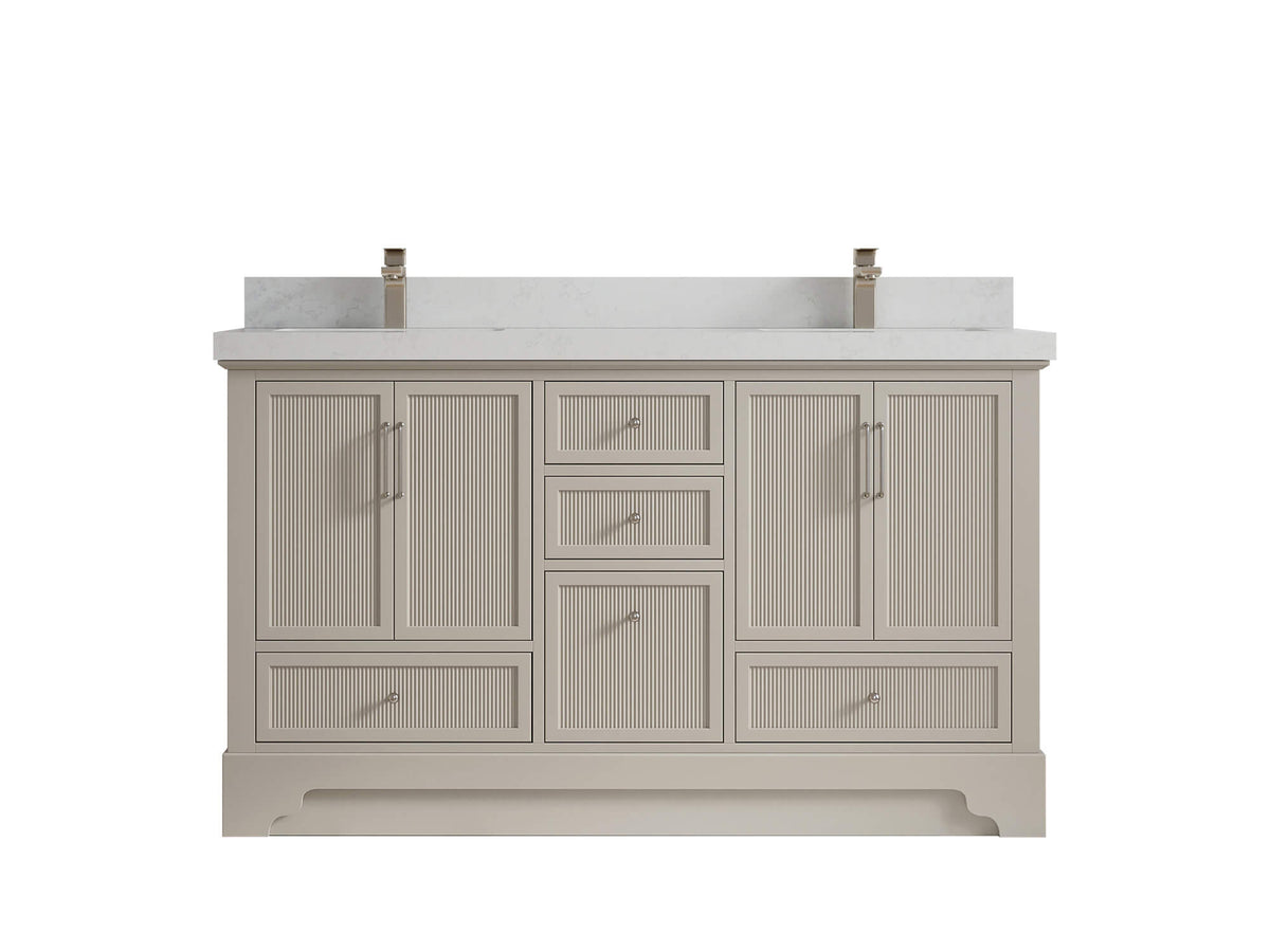 Alys 60 in. W x 22 in. D Double Sink Bathroom Vanity