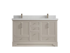 Alys 60 in. W x 22 in. D Double Sink Bathroom Vanity - photo 19