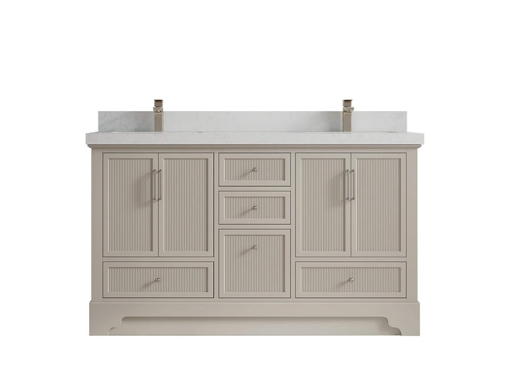 Alys 60 in. W x 22 in. D Double Sink Bathroom Vanity - photo 19