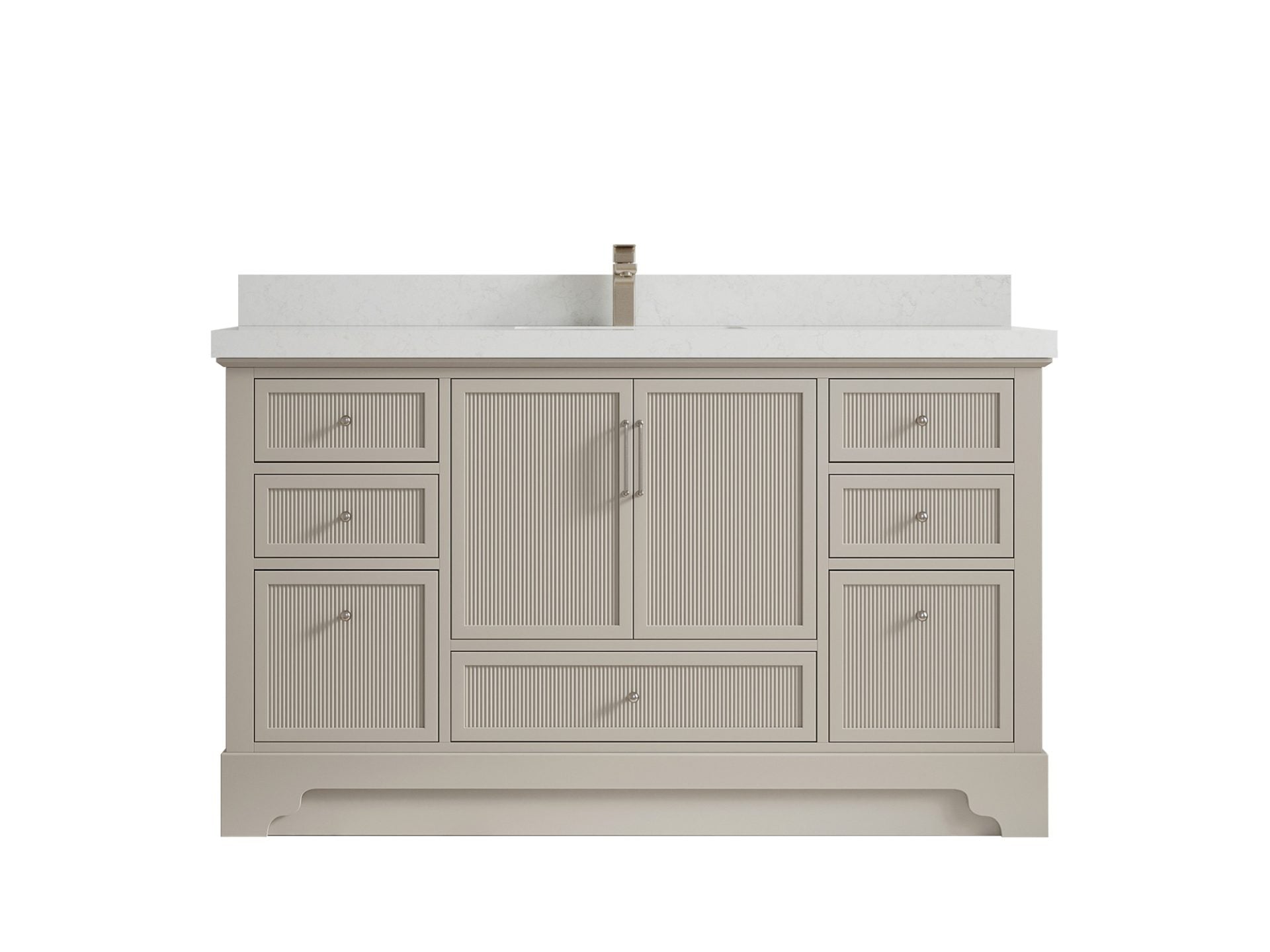 Alys 60 in. W x 22 in. D Single Sink Bathroom Vanity