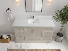 Alys 60 in. W x 22 in. D Single Sink Bathroom Vanity - photo 19