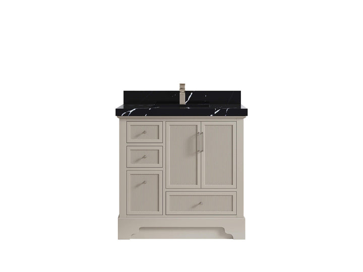 Alys 36 in. W x 22 in. D Center Sink Vanity for Modern Bathrooms - photo 8