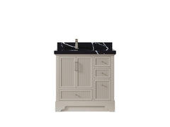 Alys 36 in. W x 22 in. D Left Offset Sink Bathroom Vanity - photo 8