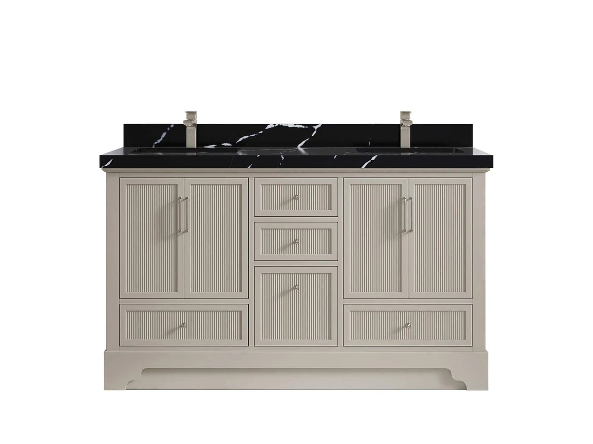 Alys 60 in. W x 22 in. D Double Sink Bathroom Vanity