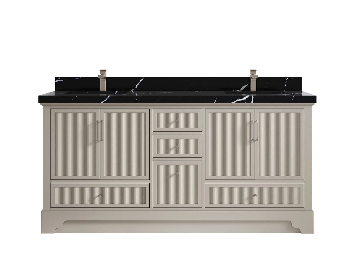 Alys 72 in. W x 22 in. D Double Sink Bathroom Vanity