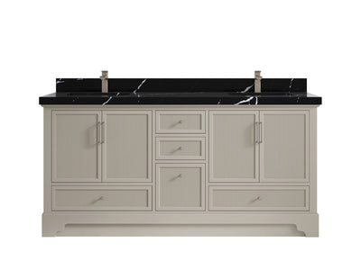 Alys 72 in. W x 22 in. D Double Sink Bathroom Vanity