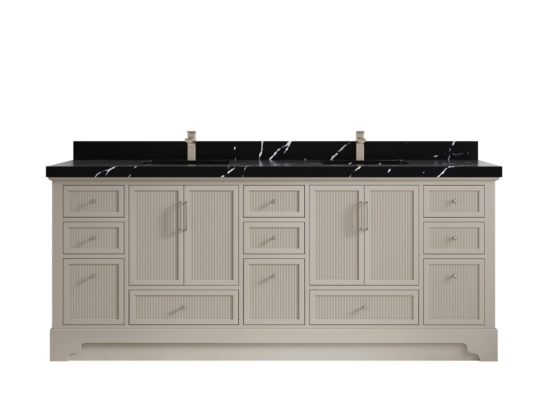 Alys 84 in. W x 22 in. D Double Sink Bathroom Vanity