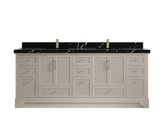 Alys 84 in. W x 22 in. D Double Sink Bathroom Vanity - photo 8
