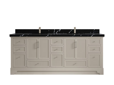 Alys 84 in. W x 22 in. D Double Sink Bathroom Vanity