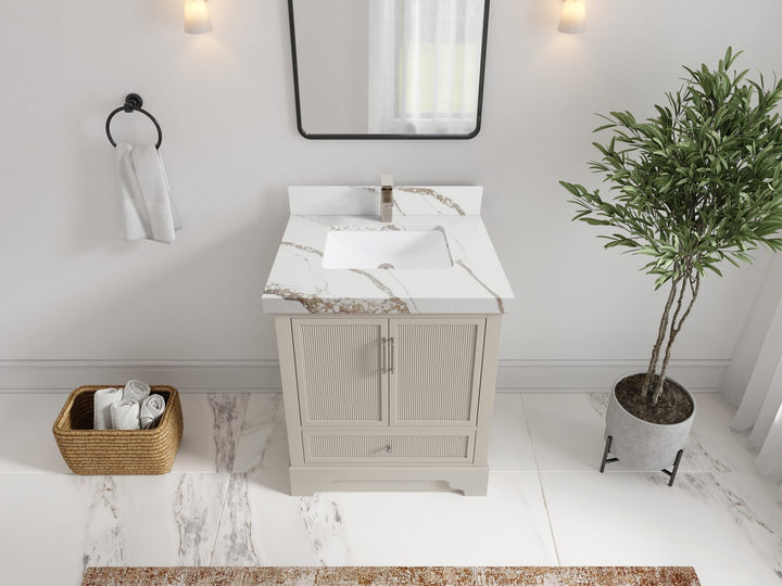 Alys 30 in. W x 22 in. D Single Sink Bathroom Vanity - photo 9