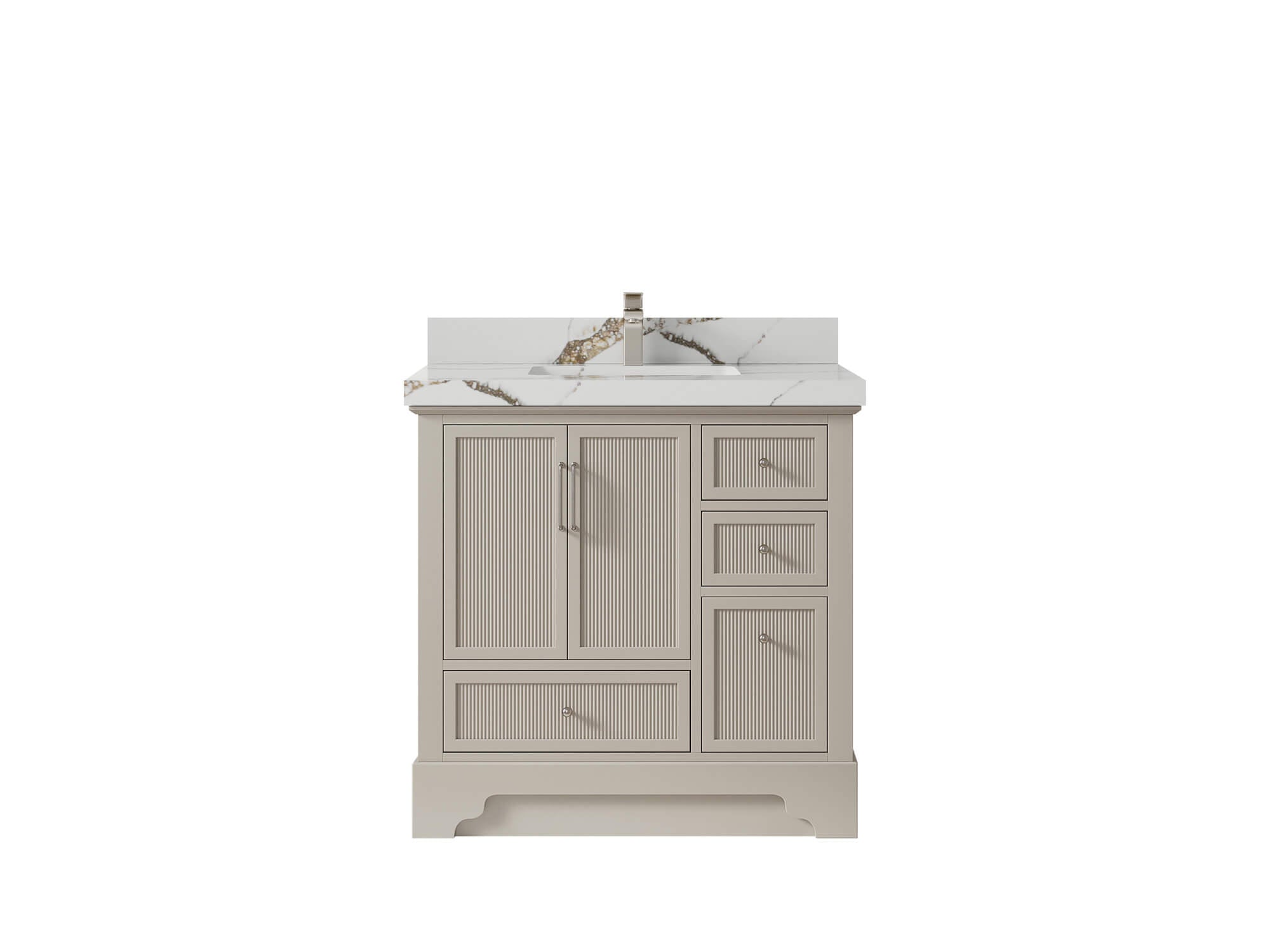 Alys 36 in. W x 22 in. D Center Sink Bathroom Vanity