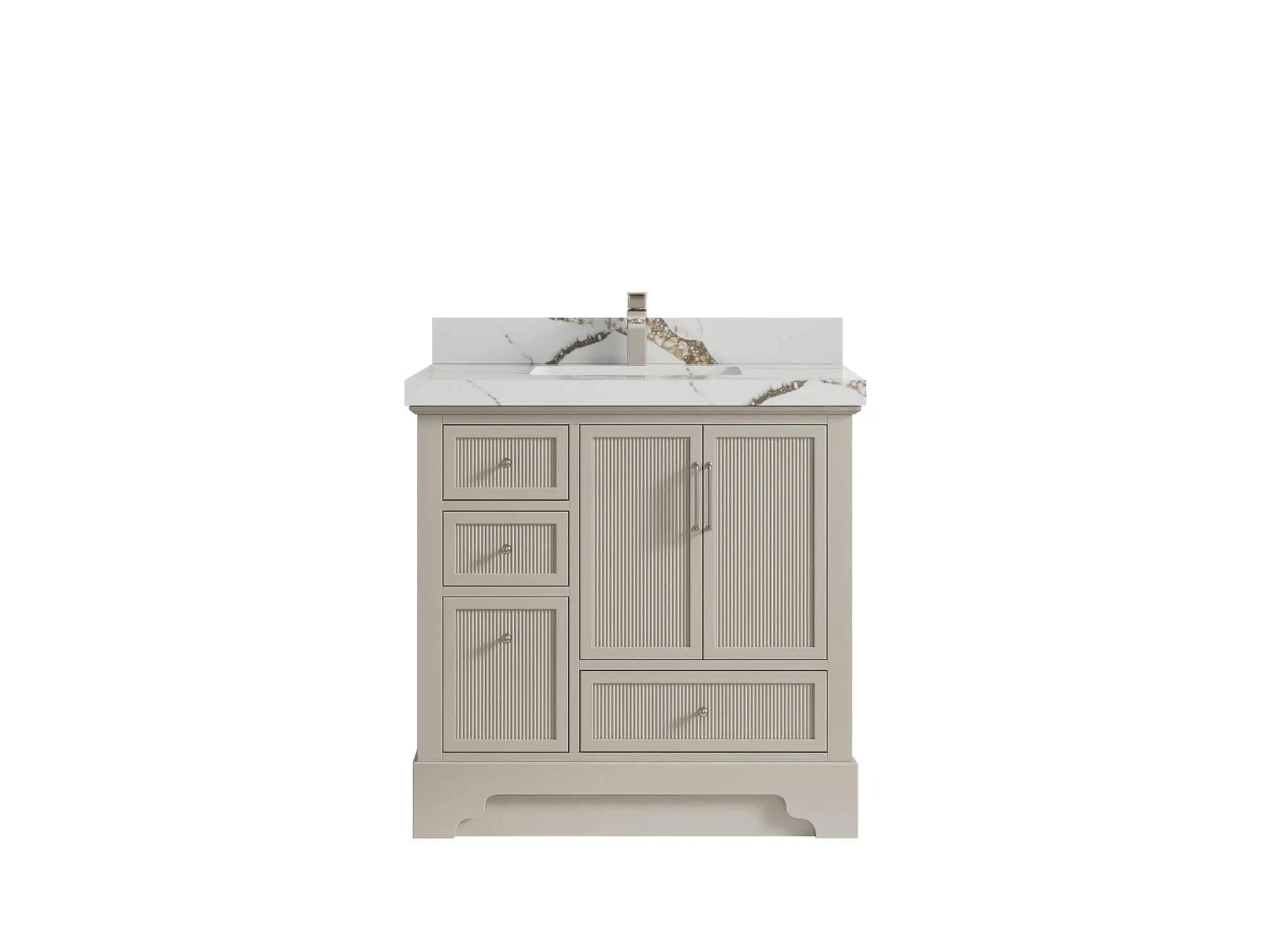 Alys 36 in. W x 22 in. D Center Sink Vanity for Modern Bathrooms