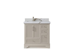 Alys 36 in. W x 22 in. D Left Offset Sink Bathroom Vanity - photo 10