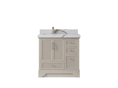 Alys 36 in. W x 22 in. D Left Offset Sink Bathroom Vanity