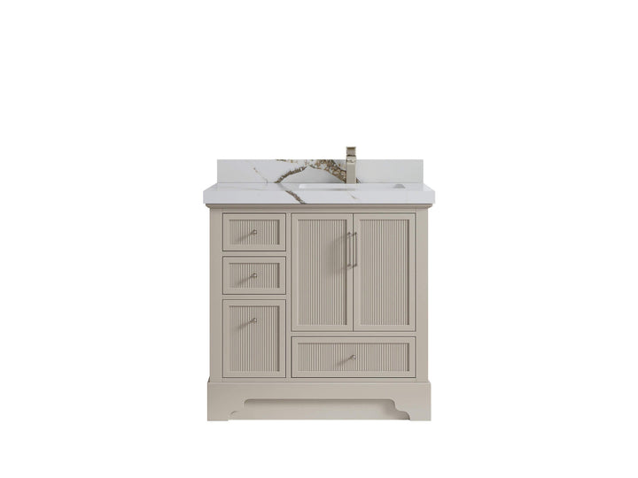 Alys 36 in. W x 22 in. D Right Offset Sink Bathroom Vanity - photo 10