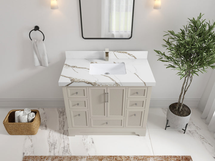 Alys 42 in. W x 22 in. D Single Sink Bathroom Vanity - photo 11