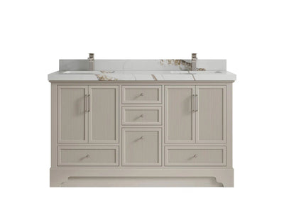 Alys 60 in. W x 22 in. D Double Sink Bathroom Vanity