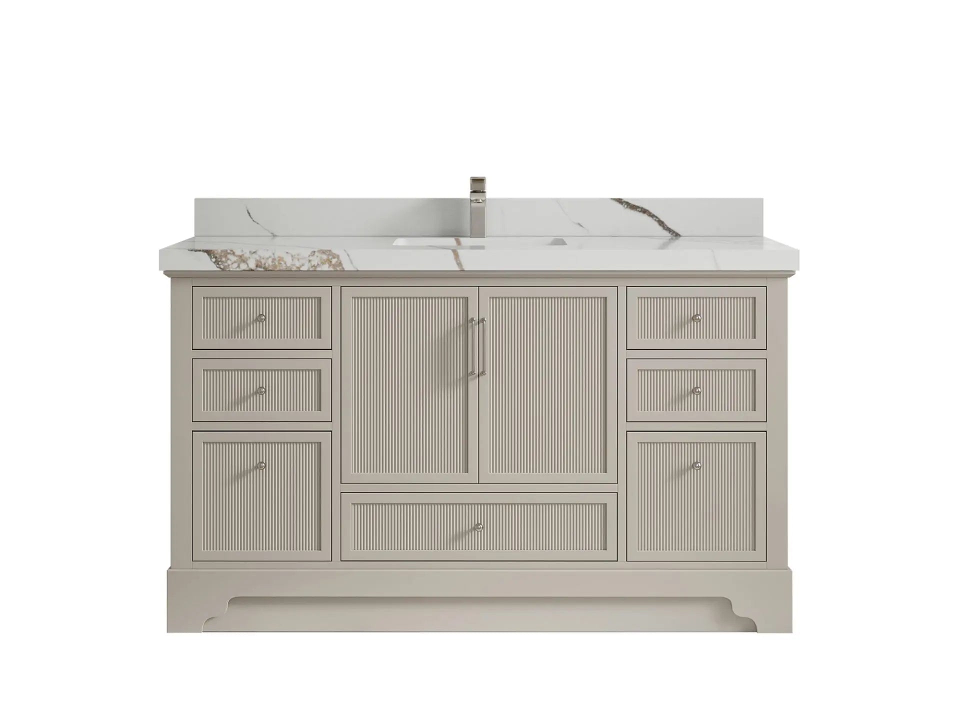 Alys 60 in. W x 22 in. D Single Sink Bathroom Vanity