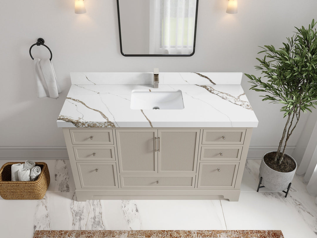 Alys 60 in. W x 22 in. D Single Sink Bathroom Vanity