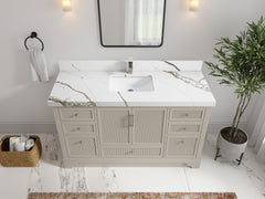 Alys 60 in. W x 22 in. D Single Sink Bathroom Vanity - photo 9