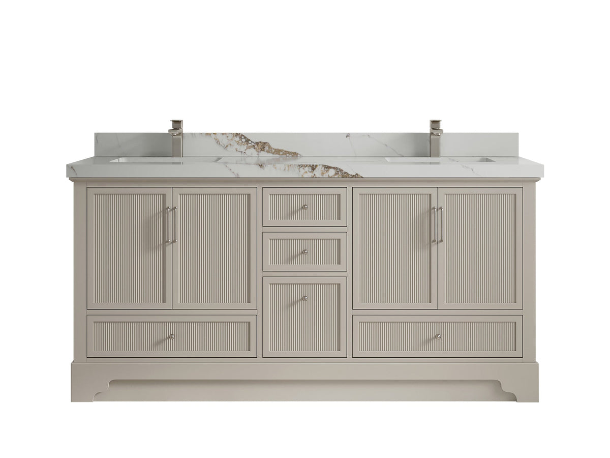 Alys 72 in. W x 22 in. D Double Sink Bathroom Vanity