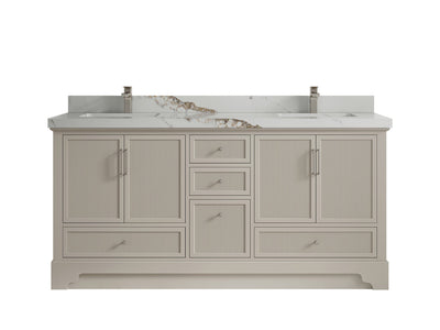 Alys 72 in. W x 22 in. D Double Sink Bathroom Vanity
