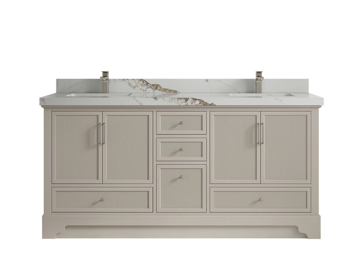 Alys 72 in. W x 22 in. D Double Sink Bathroom Vanity - photo 12