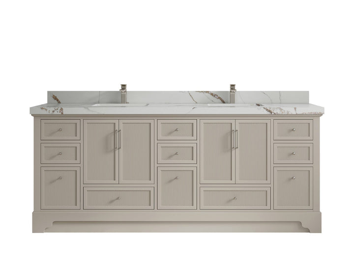 Alys 84 in. W x 22 in. D Double Sink Bathroom Vanity - photo 12