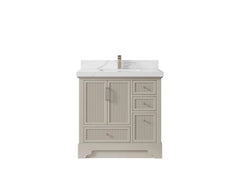Alys 36 in. W x 22 in. D Center Sink Bathroom Vanity - photo 12