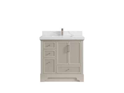Alys 36 in. W x 22 in. D Center Sink Vanity for Modern Bathrooms