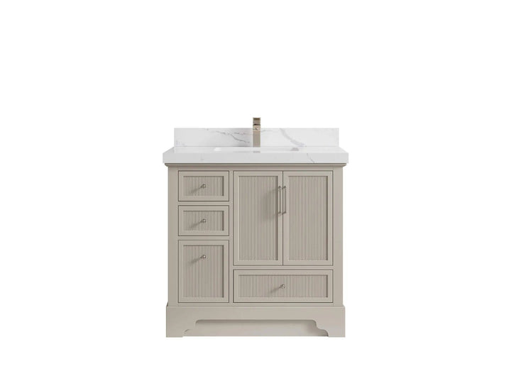 Alys 36 in. W x 22 in. D Center Sink Vanity for Modern Bathrooms - photo 16