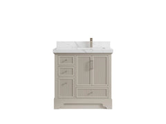 Alys 36 in. W x 22 in. D Right Offset Sink Bathroom Vanity - photo 1