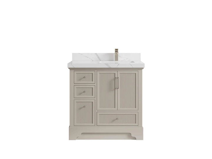 Alys 36 in. W x 22 in. D Right Offset Sink Bathroom Vanity - photo 12