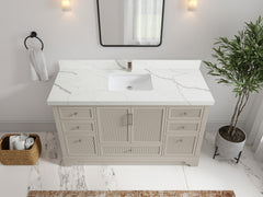 Alys 60 in. W x 22 in. D Single Sink Bathroom Vanity - photo 11