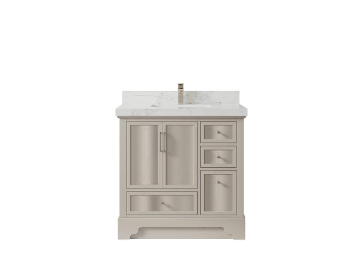 Alys 36 in. W x 22 in. D Center Sink Bathroom Vanity - photo 14