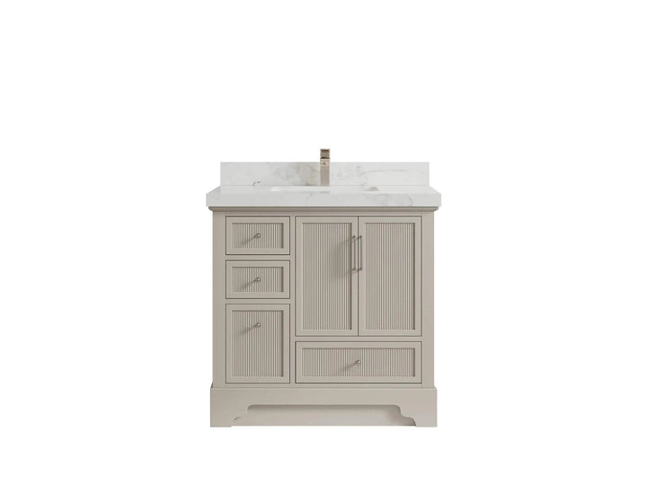 Alys 36 in. W x 22 in. D Center Sink Vanity for Modern Bathrooms - photo 18