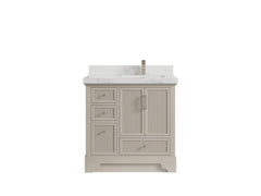 Alys 36 in. W x 22 in. D Right Offset Sink Bathroom Vanity - photo 14