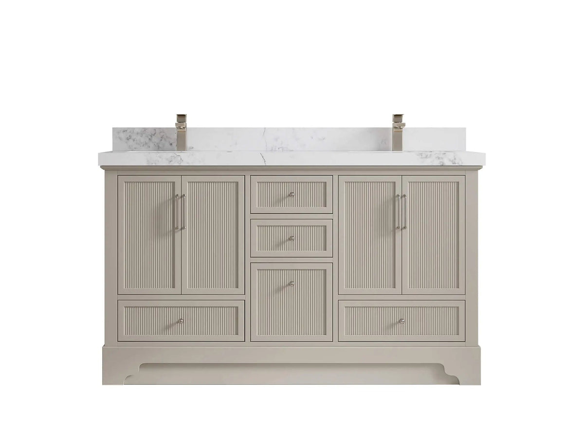 Alys 60 in. W x 22 in. D Double Sink Bathroom Vanity