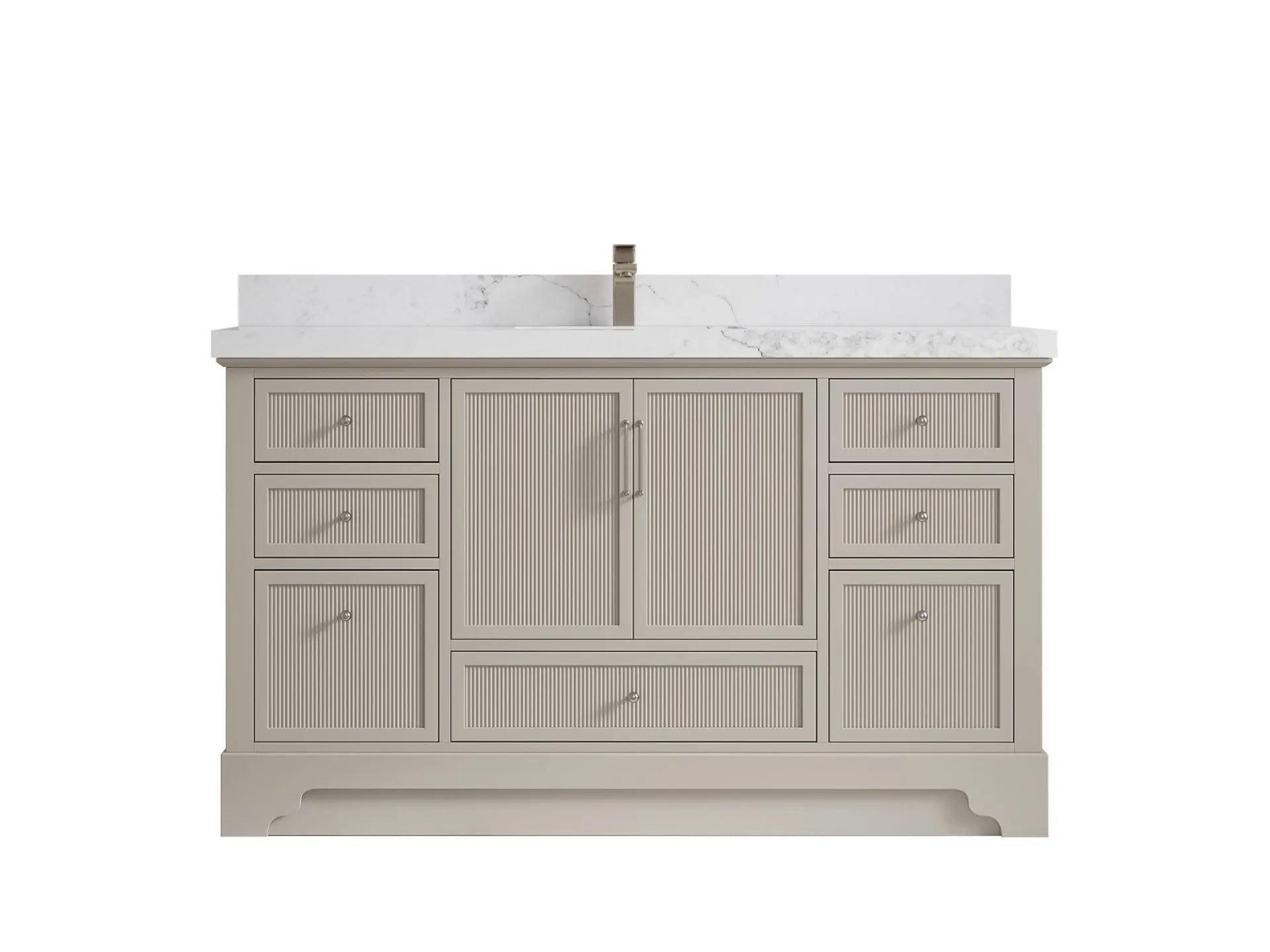 Alys 60 in. W x 22 in. D Single Sink Bathroom Vanity