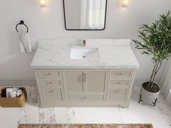 Alys 60 in. W x 22 in. D Single Sink Bathroom Vanity - photo 13