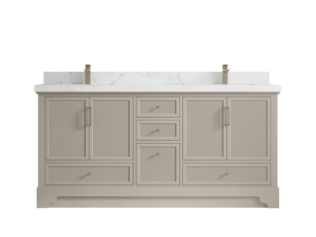 Alys 72 in. W x 22 in. D Double Sink Bathroom Vanity